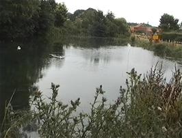The lake at Fring